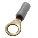 TE Connectivity STRATO-THERM Insulated Ring Terminal 10 Stud Size 20 AWG Wire Size Grey 1577624-1
