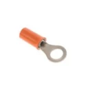 TE Connectivity STRATO-THERM Insulated Ring Terminal 10 Stud Size 18 AWG 16 AWG Wire Size Brown 1577633-1