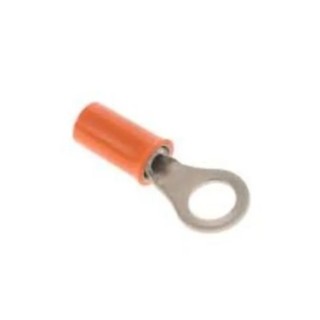 TE Connectivity STRATO-THERM Insulated Ring Terminal 10 Stud Size 18 AWG 16 AWG Wire Size Brown 1577633-1