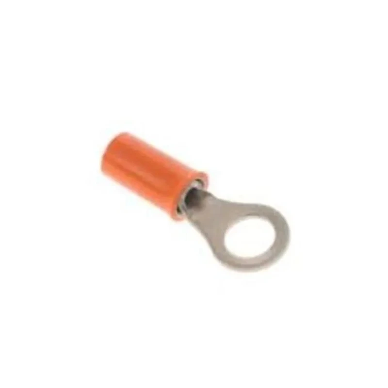 TE Connectivity STRATO-THERM Insulated Ring Terminal 10 Stud Size 18 AWG 16 AWG Wire Size Brown 1577633-1