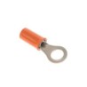 TE Connectivity STRATO-THERM Insulated Ring Terminal 10 Stud Size 18 AWG 16 AWG Wire Size Brown 1577633-1