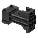 TE Connectivity Fibreglass Reinforced Polybutylene Terephthalate Female 6 Way Housing for Male Terminals 1-962349-1