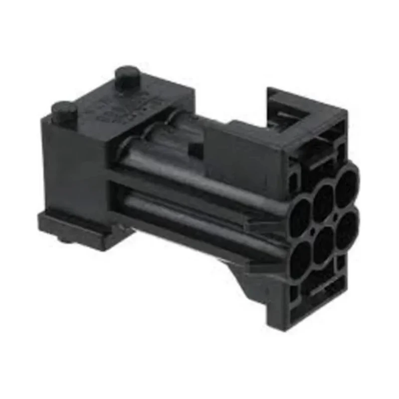 TE Connectivity Fibreglass Reinforced Polybutylene Terephthalate Female 6 Way Housing for Male Terminals 1-962349-1