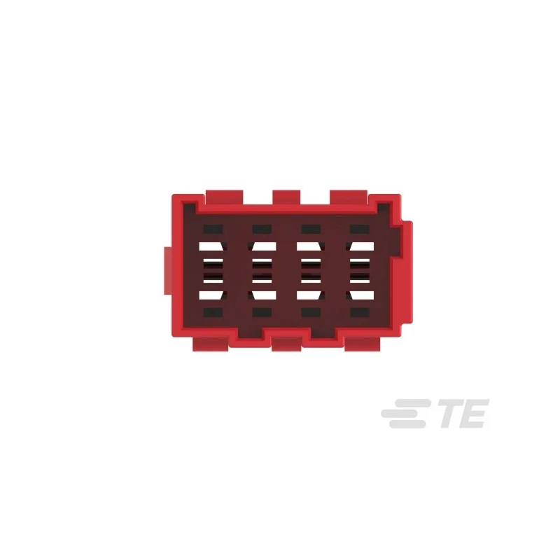 TE Connectivity AMP Timer Connector System Polyamide 180° Male 8 Way Housing for Male Terminals 969191-3