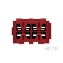 TE Connectivity AMP Timer Connector System Polyamide 180° Male 8 Way Housing for Male Terminals 969191-3