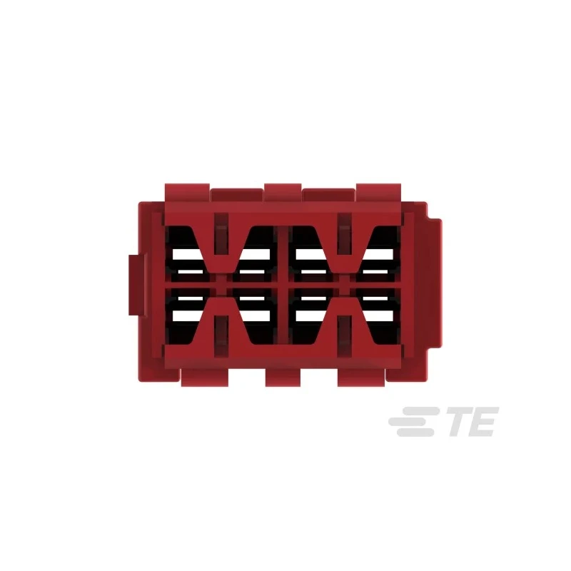 TE Connectivity AMP Timer Connector System Polyamide 180° Male 8 Way Housing for Male Terminals 969191-3