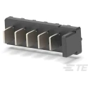 TE Connectivity Vertical Board PCB Header 5 Contact(s) 5 mm Pitch 1 Row Shrouded 5787430-1
