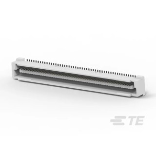 TE Connectivity Free Height Series Vertical Board PCB Header, 100 Contacts, 0.8 mm Pitch, 2 Row, Shrouded 5177986-4