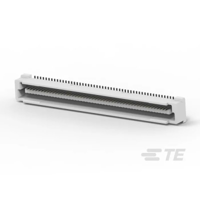 TE Connectivity Free Height Series Vertical Board PCB Header, 100 Contacts, 0.8 mm Pitch, 2 Row, Shrouded 5177986-4