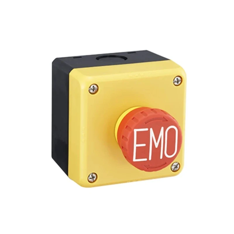 Idec FB Series Surface Mount Twist Release Emergency Stop Push Button, 1 NO/3 NC Contact Configuration FB1W-XW1E-BV413MRH-Y0