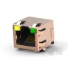 TE Connectivity RJ45 Connector Female, PCB Mount, Cat5 Shielded, Right Angle, 2 Port 8 Way