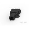 TE Connectivity DTM Automotive Connector Housing Male Black Free Hanging 2 Contacts Wire & Cable Termination DTM04-2P-P007