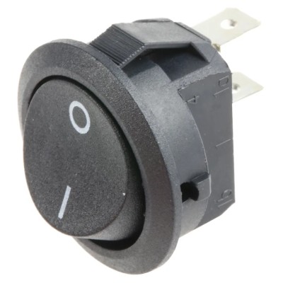 Marquardt SPST On-Off On-Off Rocker Switch Panel Polyamide Housing 12A 20 mm Cutout IP40 1881.1106
