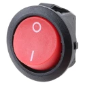 Marquardt Red Actuator SPST On-Off Rocker Switch Panel, Polyamide Housing, 20 mm Cutout, 15A, IP40 1881.1104