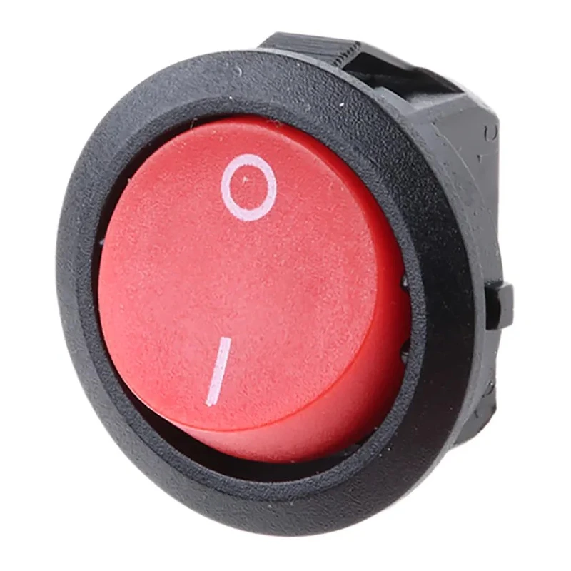 Marquardt Red Actuator SPST On-Off Rocker Switch Panel, Polyamide Housing, 20 mm Cutout, 15A, IP40 1881.1104
