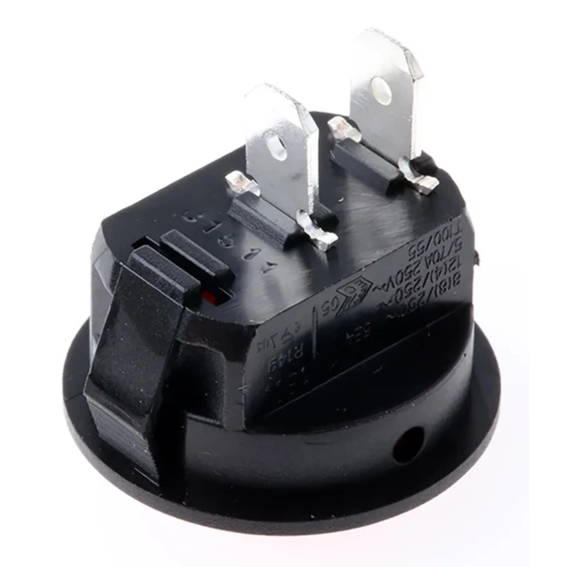 Marquardt Red Actuator SPST On-Off Rocker Switch Panel, Polyamide Housing, 20 mm Cutout, 15A, IP40 1881.1104