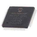 Microchip 16 bit PIC Microcontroller, PIC24FJ Series, 256kB FLASH, 32 MHz, 100-Pin TQFP PIC24FJ256GB110-I/PT