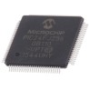 Microchip 16 bit PIC Microcontroller, PIC24FJ Series, 256kB FLASH, 32 MHz, 100-Pin TQFP PIC24FJ256GB110-I/PT