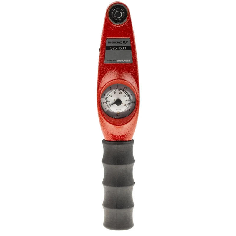 RS PRO Dial Torque Wrench 0.3 To 4 Nm 1/4 in Drive Square Drive 244mm Overall 575-633