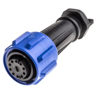 Bulgin Circular Connector 10 Contacts Cable Standard Socket Female IP68 Buccaneer 900 Series PXA911/10/S