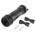 Bulgin Buccaneer 900 Series Circular Connector, 10 Contacts, Cable Mount, Plug, Male, IP68, 250V, 10A PXA921/10/P