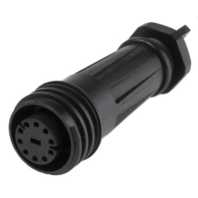Bulgin Buccaneer 900 Series Circular Connector, 10 Contacts, Cable Mount, Socket, Female, IP68, 250V, 10A PXA921/10/S