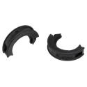 PMA Conduit Fitting Ring Nickel Plated Brass 12 mm Nominal Size Thread M16 Polyamide 6 Black IP68 IP69 IPX9 WPS-NW12