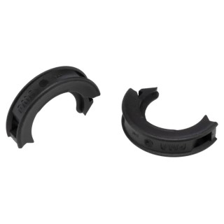 PMA Conduit Fitting Ring Nickel Plated Brass 12 mm Nominal Size Thread M16 Polyamide 6 Black IP68 IP69 IPX9 WPS-NW12