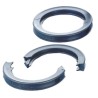 PMA Conduit Fitting Nickel Plated Brass Ring, 17 mm Nominal Size, M20 Thread, Polyamide 6, Black, IP68/IP69/IPX9 WPS-NW17