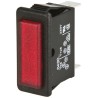 Arcolectric (Bulgin) Ltd 0430 Series Red Panel Mount Indicator with Solder Tab Termination, 250V, 16A, Prominent C0430FQNAY