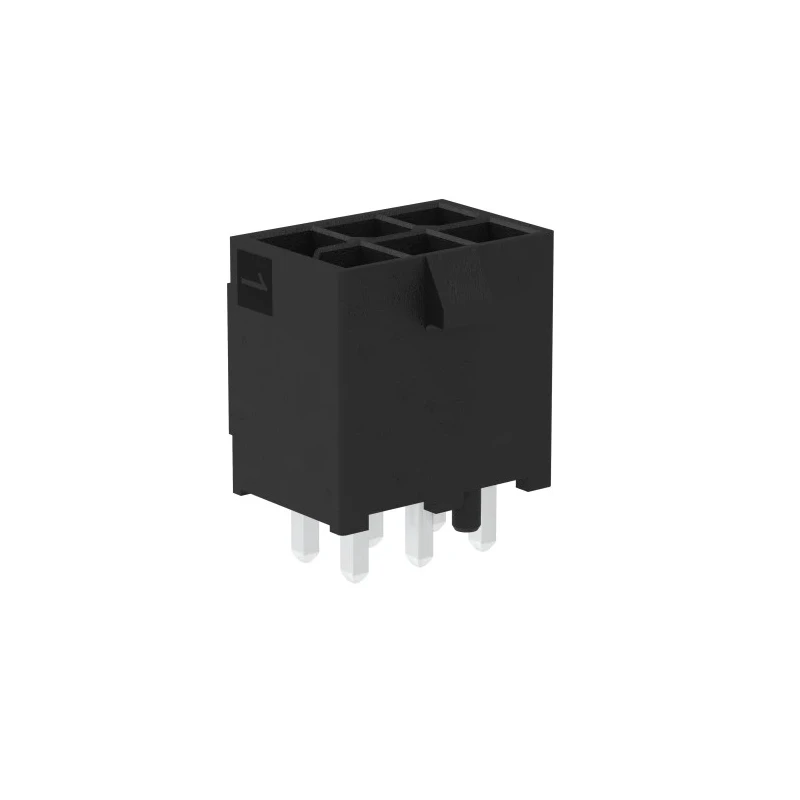 Molex Mini-Fit Max Series Vertical Through Hole PCB Header 8 Contacts 4.2 mm Pitch Shrouded 212520-1008