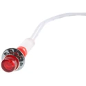 CAMDENBOSS 515 Series Red Panel Mount Indicator 6V 40mA Lead Wire Termination Prominent Bezel IND515205-640-T/RD