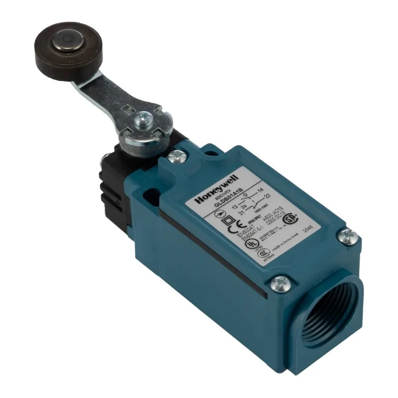 Honeywell Technologies Roller Lever Limit Switch, SPDT, IP67/IP66 Plastic Housing, 600V AC, 10A GLDB01A1B