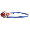 CAMDENBOSS 515 Series Red Panel Mount Indicator 125V 1mA Lead Wire Termination Prominent Bezel IND515205-125-T/RD