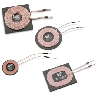 Wurth Elektronik Wireless Charging Coil Transmitter 6 A, 24 μH, 54 mm Diameter 760308101312