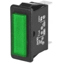 Arcolectric (Bulgin) Ltd 0430 Series Green Panel Mount Indicator, 250V, 16A, Solder Tab Termination C0430ATNAC