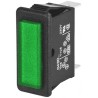 Arcolectric (Bulgin) Ltd 0430 Series Green Panel Mount Indicator, 250V, 16A, Solder Tab Termination C0430ATNAC