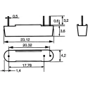 Celduc Magnetic Proximity Sensor Rectangular Body Style IP67 48V AC 0.5A 