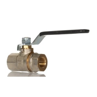 Norgren Nickel Plated Brass Threaded 2-Way Ball Valve ISO 7.1 40 bar 1/2 in 602112128