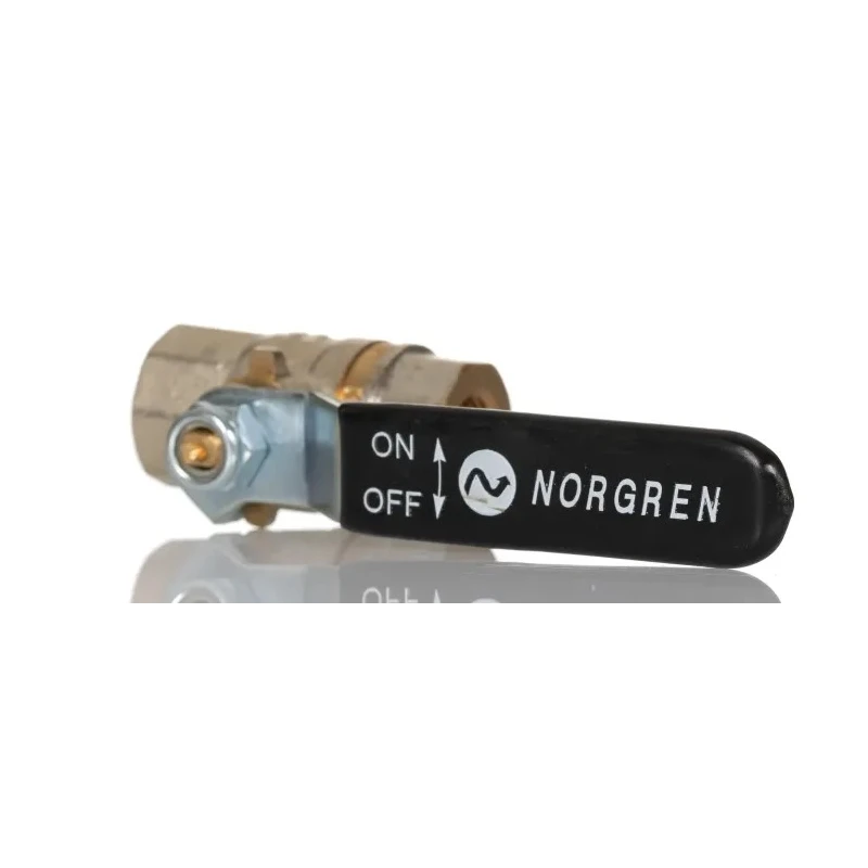 Norgren Nickel Plated Brass Threaded 2-Way Ball Valve ISO 7.1 40 bar 1/2 in 602112128
