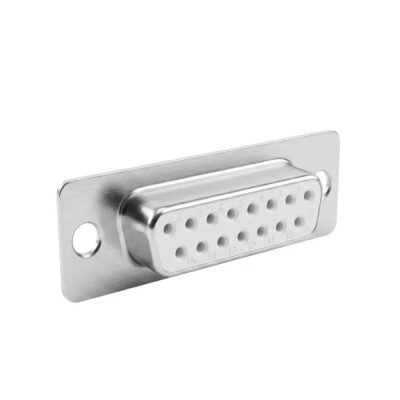 RS PRO 15 Way Straight 2.77 mm Pitch Panel Mount D-Sub Connector with Screw Female 217-7797