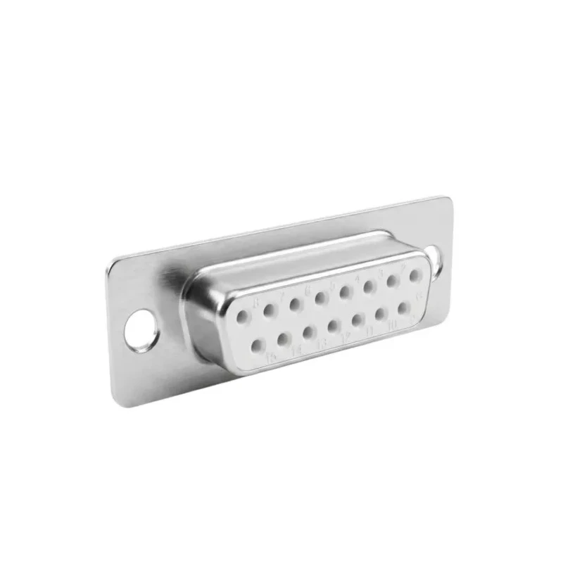 RS PRO 15 Way Straight 2.77 mm Pitch Panel Mount D-Sub Connector with Screw Female 217-7797