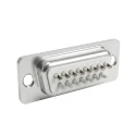 RS PRO 15 Way Straight 2.77 mm Pitch Panel Mount D-Sub Connector with Screw Female 217-7797