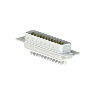 RS PRO 25 Way Straight 2.77 mm Pitch Panel Mount D-Sub Connector with Screw Male 217-7798