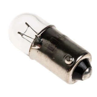 RS PRO Incandescent Indicator Light BA9S Clear Lens 30V 1.98W 66mA 5000h BA9S