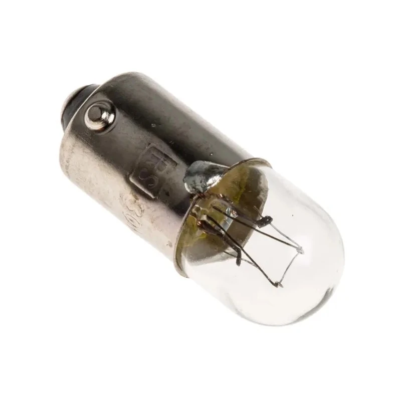 RS PRO Incandescent Indicator Light BA9S Clear Lens 30V 1.98W 66mA 5000h BA9S