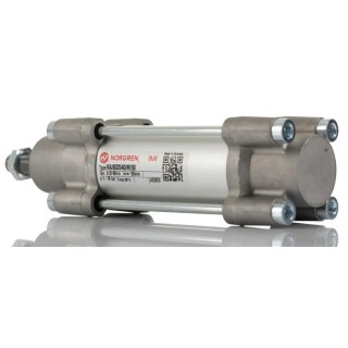 Norgren Double Acting Cylinder 40mm Bore, 50mm Stroke Aluminium Body, Air Cushion RA/802040/M/50