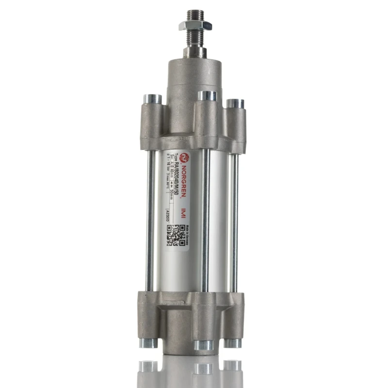 Norgren Double Acting Cylinder 40mm Bore, 50mm Stroke Aluminium Body, Air Cushion RA/802040/M/50