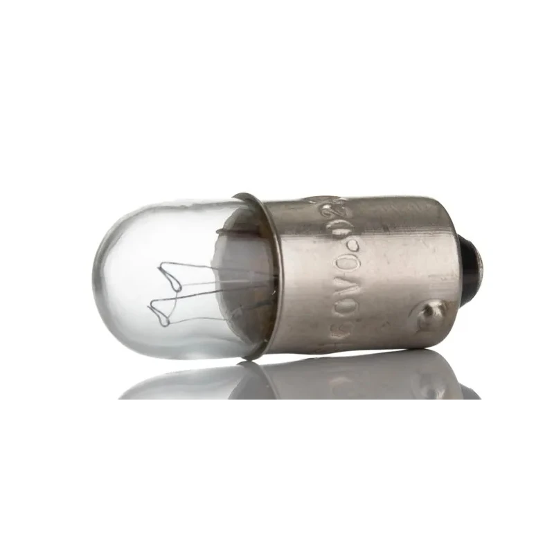 RS PRO Incandescent Indicator Light BA9S 60V 1.2W 20mA Clear Lens 3000h BA9S