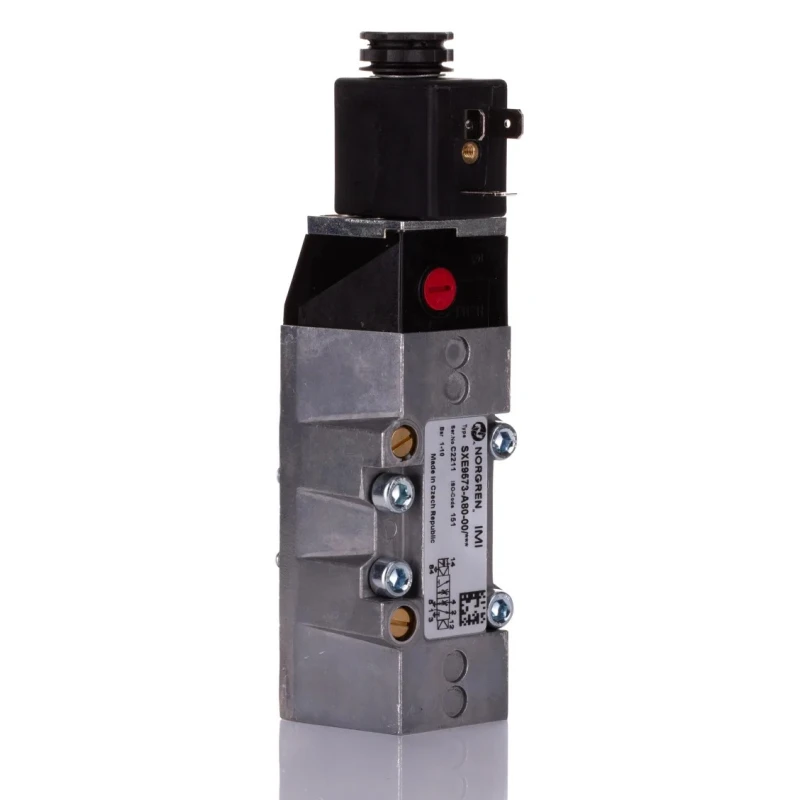 Norgren Pneumatic Solenoid Valve Bistable Solenoid Air ISO Star Series 24V Sub-Base Mount 5-Port SXE9573-A80-00-13J